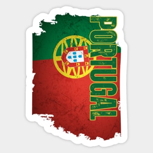 Portugal flag, portuguese flag Sticker
